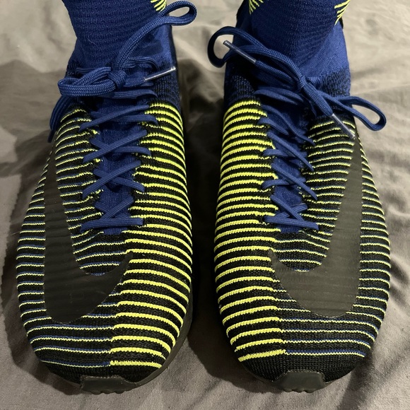 Zoom Mercurial Flyknit 'Deep Royal Blue'- USED ONCE (No box) - Picture 6 of 9